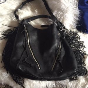 Rebecca Minkoff Moto Hobo with Fringe